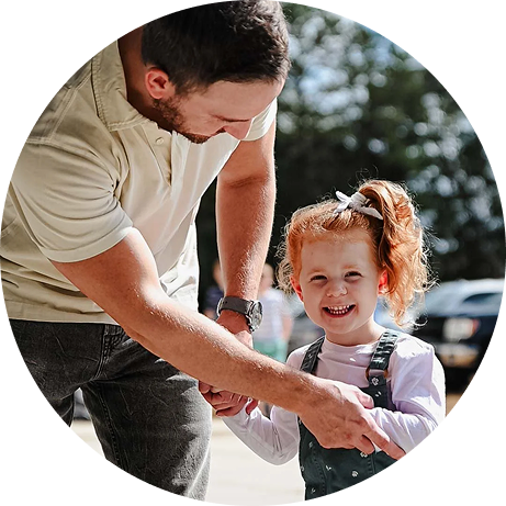 City Church Tallahassee - Small Girl and her Father Smiling Happy